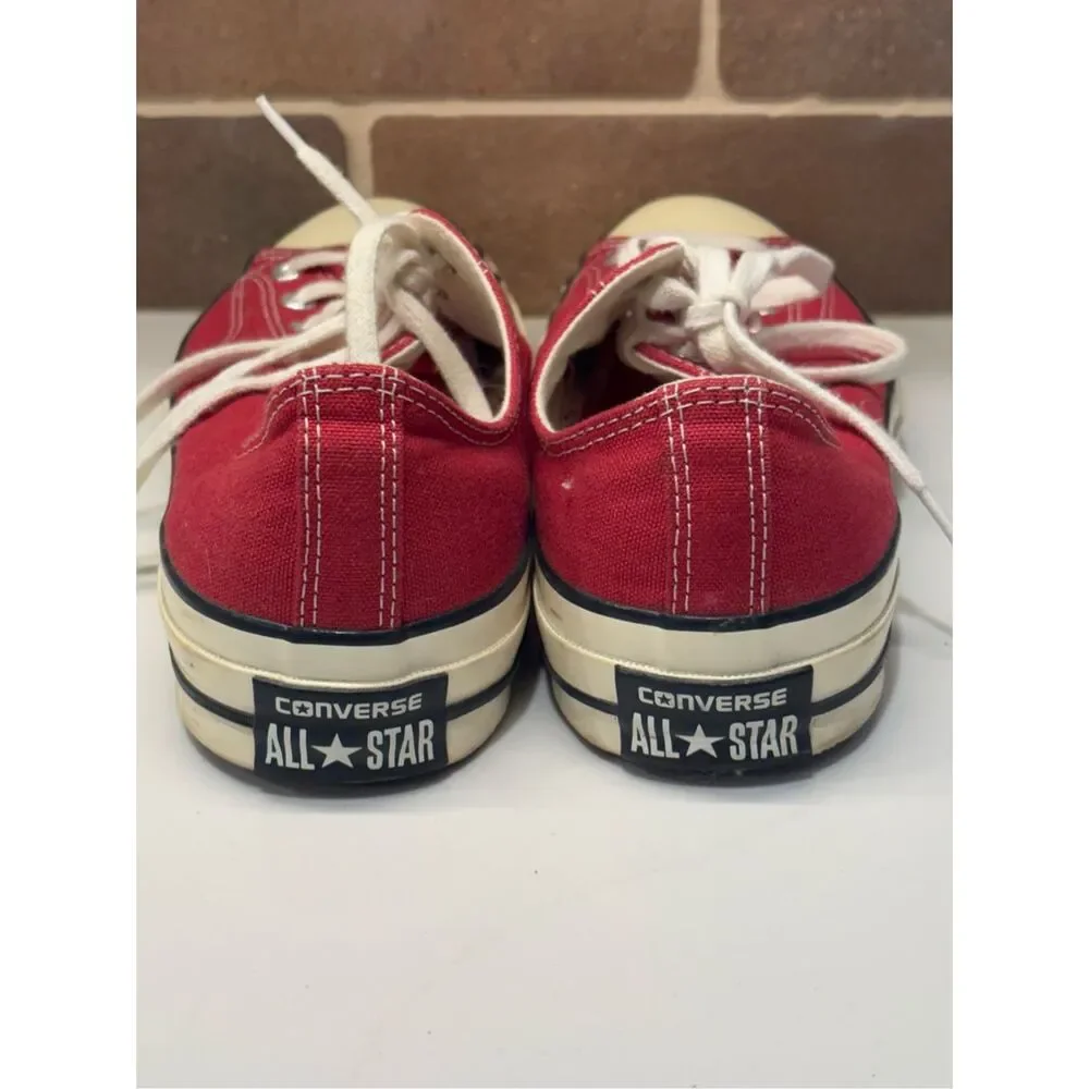 Converse All Star Sneakers Men Size 11 Dark Pink‎ Red Low Top